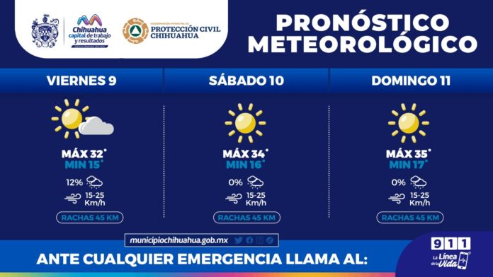 Exhorta Protección Civil Municipal a tomar precauciones por calor; prevén 35°C para este domingo