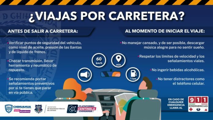 Exhorta SSPE a seguir recomendaciones viales durante periodo vacacional