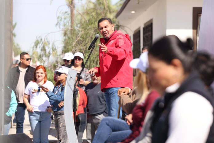 Encabeza Presidente Municipal Cruzada por Juárez en la colonia División del Norte