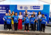 Apoya Marco Bonilla la economía de las familias: Mi Bolsa Escolar llegará a 287 primarias con mochilas y útiles