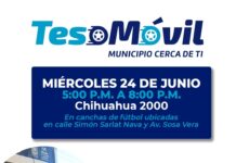 ¡Atención! Visitrá Teso Móvil a vecino de Chihuahua 2000 este miércoles 24 de junio