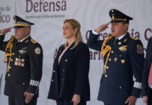 Maru Campos acompaña ceremonia conmemorativa del 7mo aniversario de la creación de la Guardia Nacional