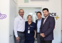 Instalan módulos de atención médica para derechohabientes de PCE e Ichisal en la Plaza de los Héroes de la Revolución