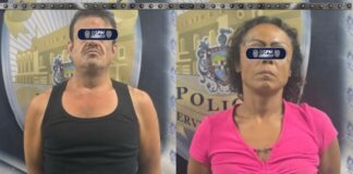 Detuvo policía municipal a pareja con probable cristal y aseguró motocicleta