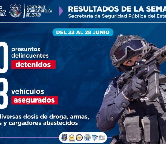 Detenidos 80 generadores de violencia en una semana