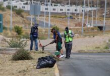 Trabaja Gobierno Municipal diariamente para mantener una buena imagen urbana en vialidades del norte de la Capital