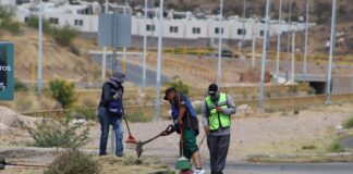Trabaja Gobierno Municipal diariamente para mantener una buena imagen urbana en vialidades del norte de la Capital