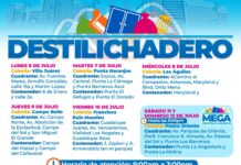 Estará Destilichadero en seis colonias del 6 al 12 de julio