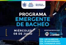 Ocho zonas tendrán bacheo este miércoles 08 de julio: Municipio