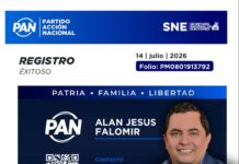 Confirma Alan Falomir su registro como aspirante del PAN a la Alcaldía de Chihuahua
