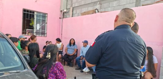 Refuerza Policía Municipal prevención y participación ciudadana en la colonia Los Huizaches
