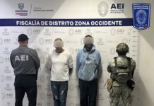 Detienen AEI y SEDENA a dos masculinos con cristal con fines de venta