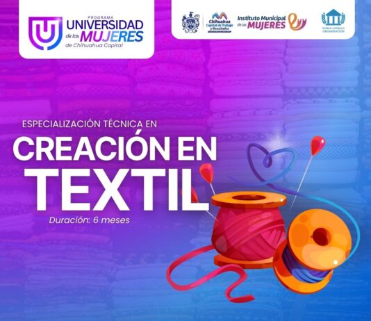 ¿Te gusta crear ropa? Programa Universidad de las Mujeres del Municipio abre especialización textil